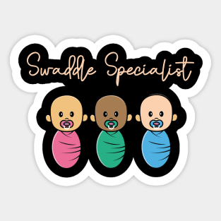 swaddle specialist Sticker